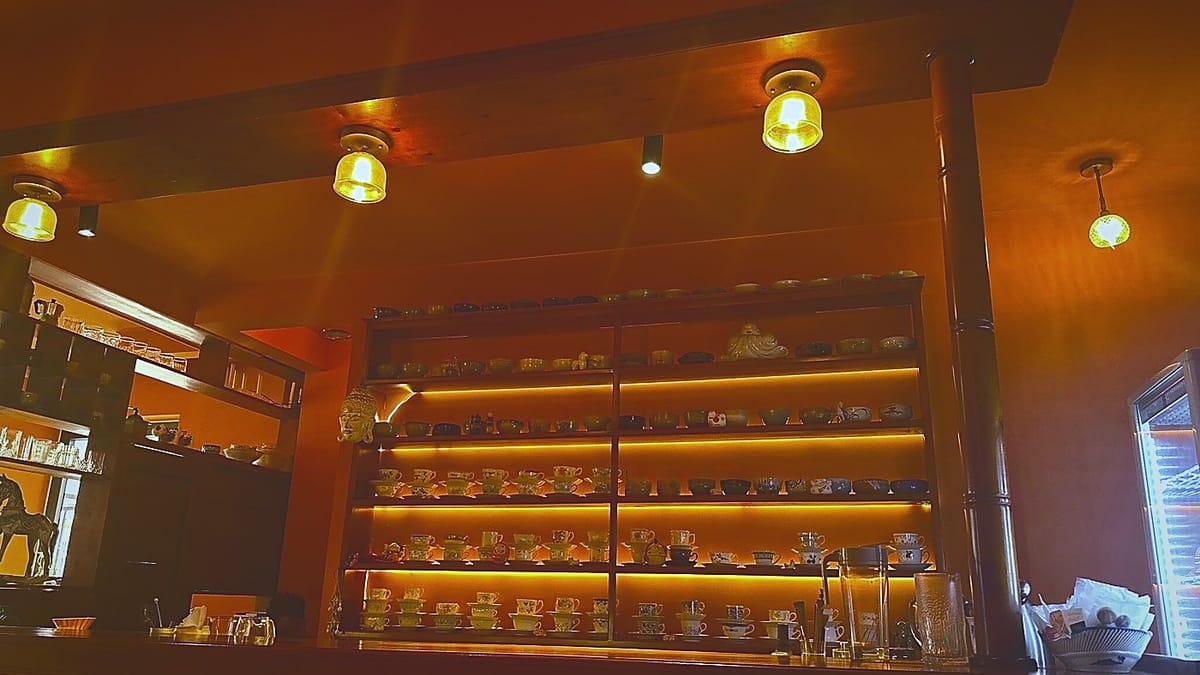 Интерьер чайной Tearoom Seu в Дананге.